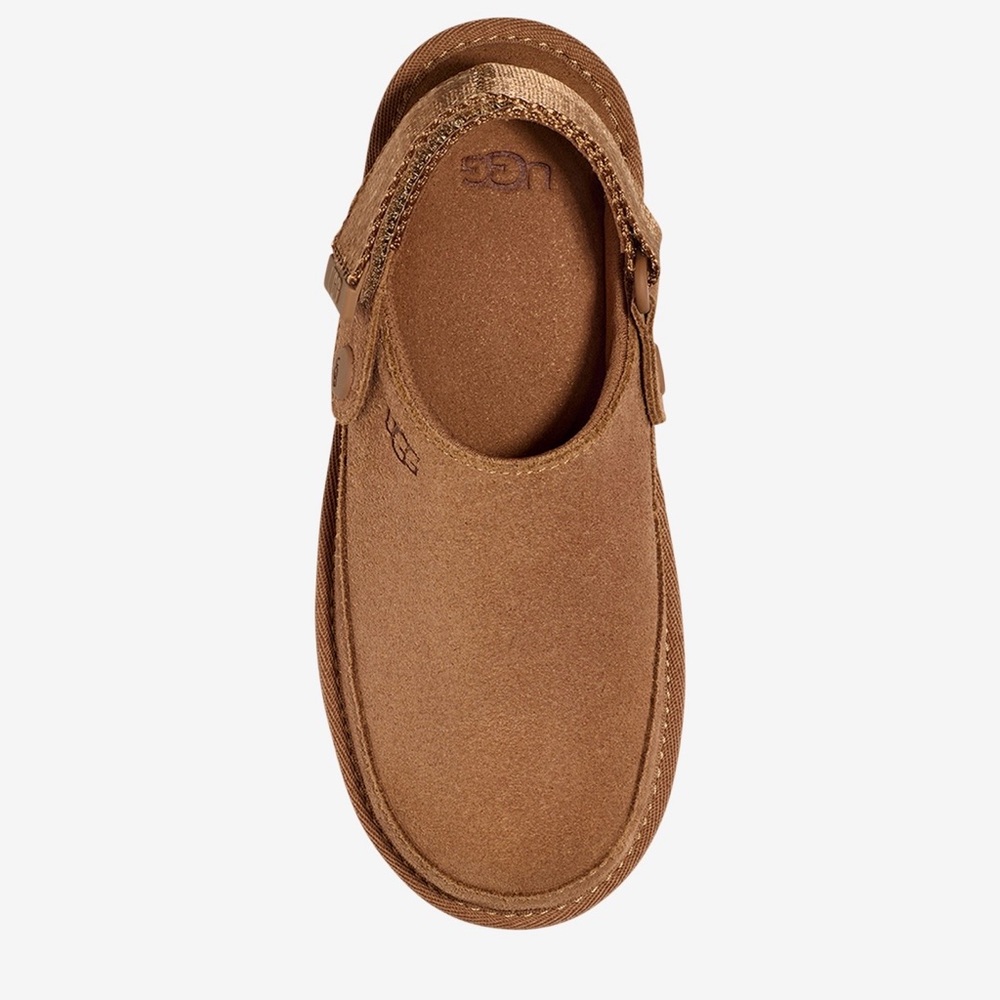 UGG Kids Backstrap Slip-On in Chestnut Brown - Picture 3 of 4
